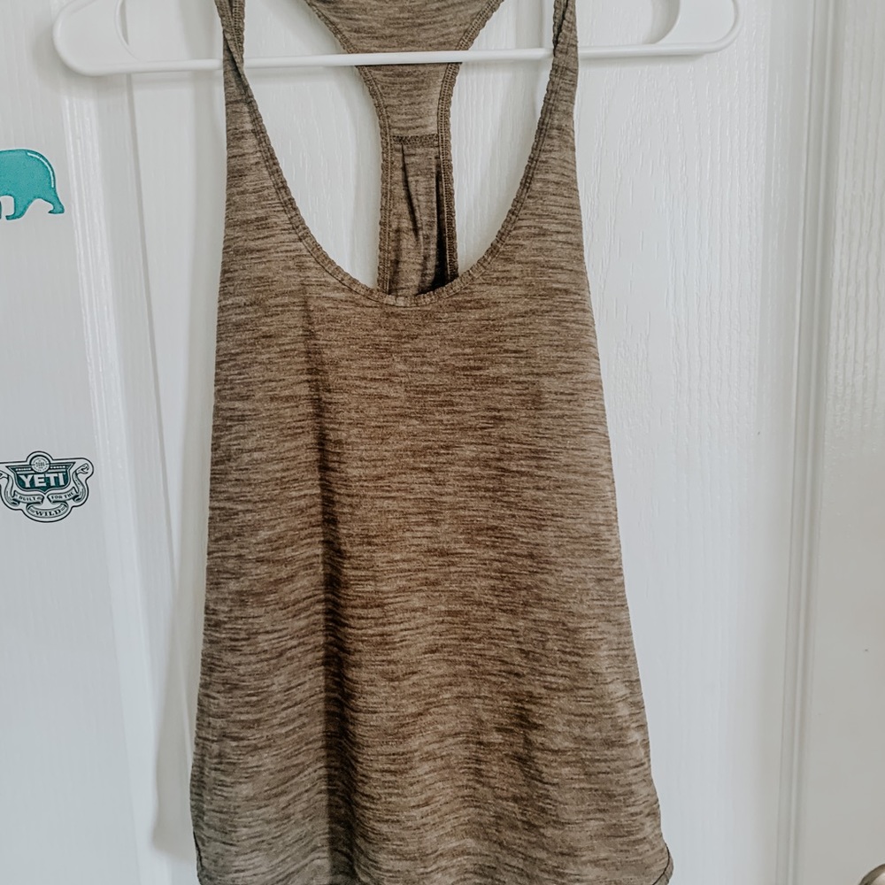 Brown/Green Lululemon Tank Top